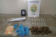 Em ação conjunta Polícia Militar e Polícia Civil prende homem que vendia drogas no Centro-Sul do estado