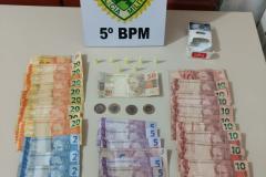 No Norte do PR, PM localiza grupo envolvido em roubo e apreende drogas em Londrina