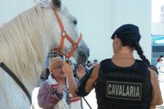 Pelotão de cavalaria visita lar de Idosos em Ponta Grossa (PR)
