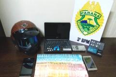 No Sudoeste do Paraná, PM apreende drogas e arma de fogo; seis pessoas são encaminhadas