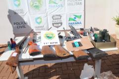 Durante “Operação Saqueadores”, Polícia Militar e Polícia Civil cumprem 26 Mandados e prendem 13 pessoas no Noroeste do estado