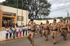 Solenidade comemora 50 anos do batalhão da PM de Cruzeiro do Oeste
