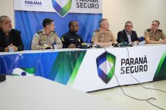 Curitiba, 29 de junho de 2018 - Coletiva Operação esforço integrado.