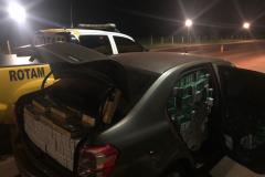BPRv apreende 15 mil maços de cigarros dentro de um carro no Oeste do estado