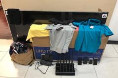 Grupo furta roupas e televisores, mas acaba presa pela PM na Capital