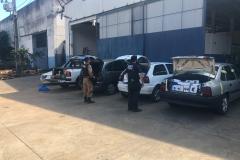 BPFron apreende veículos e objetos contrabandeados em Céu Azul (PR), no Oeste do estado