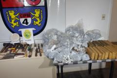 Mais de 45 quilos de maconha são localizados pela PM dentro de casa abandonada em Londrina (PR) 