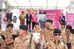 Abertura da campanha Outubro Rosa conta com a presença da Comandante-Geral da PM em Curitiba