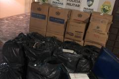 Casa usada para armazenar cigarros contrabandeados é localizada pela PM em Cianorte (PR), no Noroeste do estado