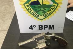 Em Maringá (PR) Polícia Militar cumpre Mandado de Prisão e apreende revólver e munições
