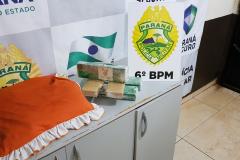 Mais de 3,5 quilos de maconha são apreendidos no Sudoeste do Estado