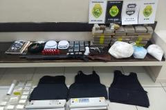 ROTAM apreende armas, drogas e vários objetos em Guarapuava; suspeita é encaminhada