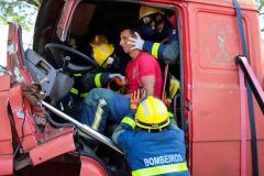 Durante o XVIII SENABOM, curso de Salvamento Veicular mobiliza bombeiros e aperfeiçoa técnicas de resgate de vítimas presas em veículos