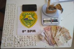 Polícia Militar encaminha adolescente e apreende drogas, celular e dinheiro em Guaratuba, no Litoral do Estado 