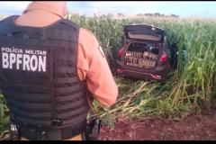 BPFron apreende maconha, skunk e recupera veículo em Marechal Cândido Rondon (PR)
