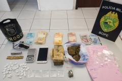 Suspeito de tráfico de drogas é preso pelo BOPE em Curitiba, na Capital do estado 