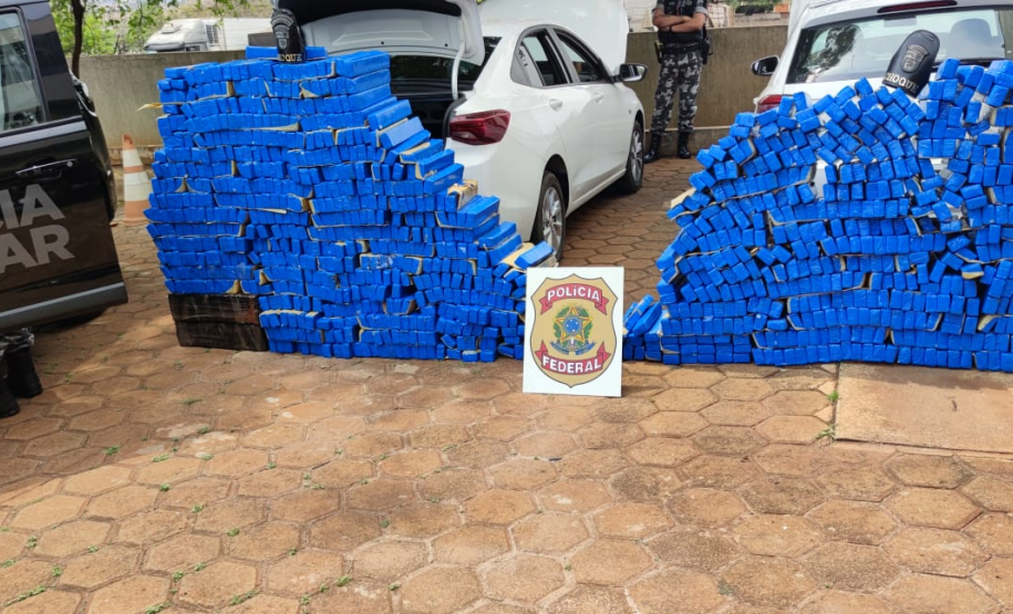 Operação da PM e Polícia Federal apreende 1.080 quilos de maconha no Norte do Estado