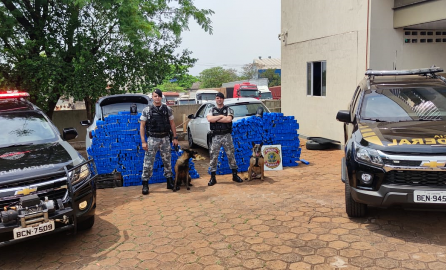 Operação da PM e Polícia Federal apreende 1.080 quilos de maconha no Norte do Estado