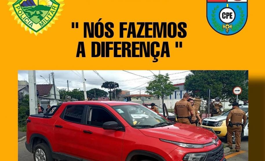 BPTran apreende mais de 100 comprimidos de ecstasy e recupera carro em Curitiba
