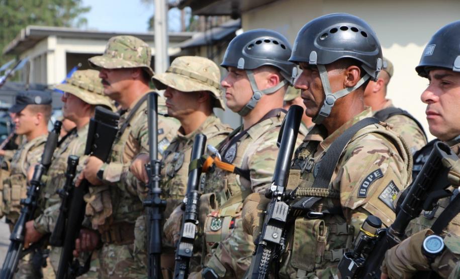 Entrega de Comando do BOPE