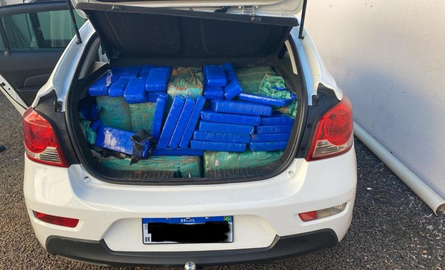 Polícia Militar do Paraná apreende 470 quilos de maconha em rodovia estadual da região Noroeste