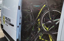 Apreensão de bicicletas pelo 20 BPM